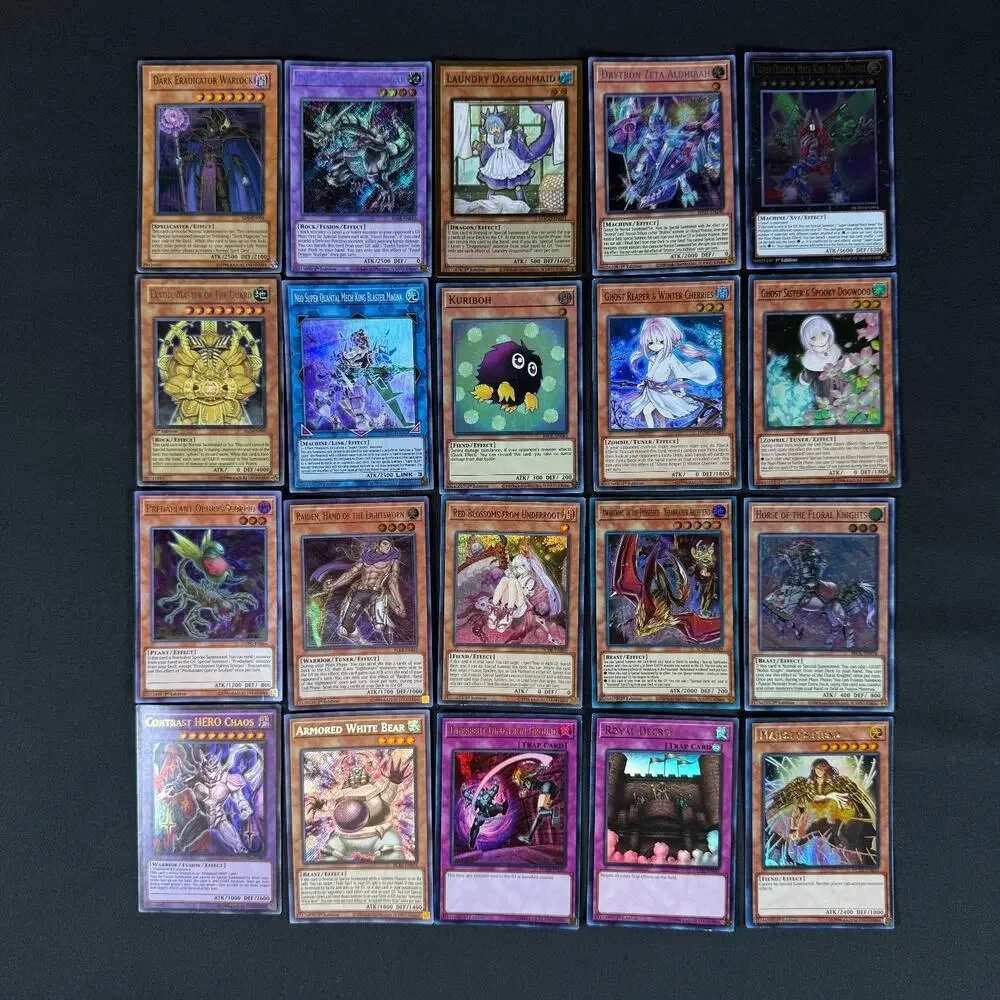 lot of 20 yu-gi-oh! holo cards vintage/modern 1st edition/regular yugioh